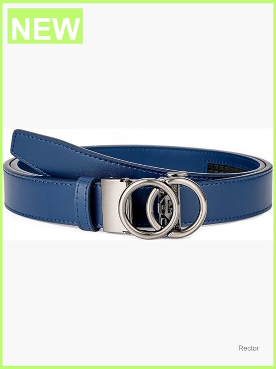 Ratchet Leather Dress Belt - Customizable Fit, 3cm Width main image 5